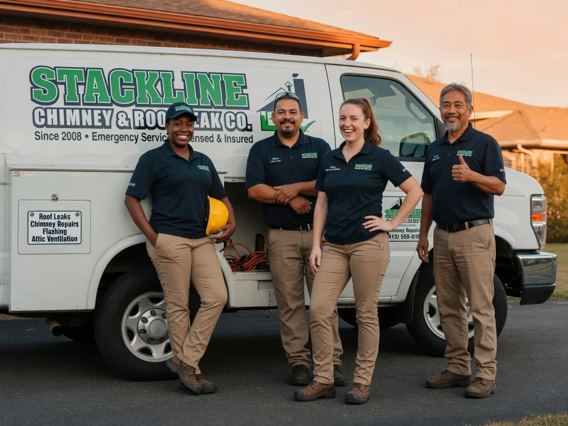Chimney flashing repair company in Exmore, VA